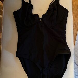 Shapewear Plunging V Slimming One-Piece Swimsuit